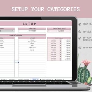 Easy Bookkeeping Spreadsheet for Small Business Template, Income and Expense Tracker, Profit and Loss  Accounting Google Sheets, Sales Tax