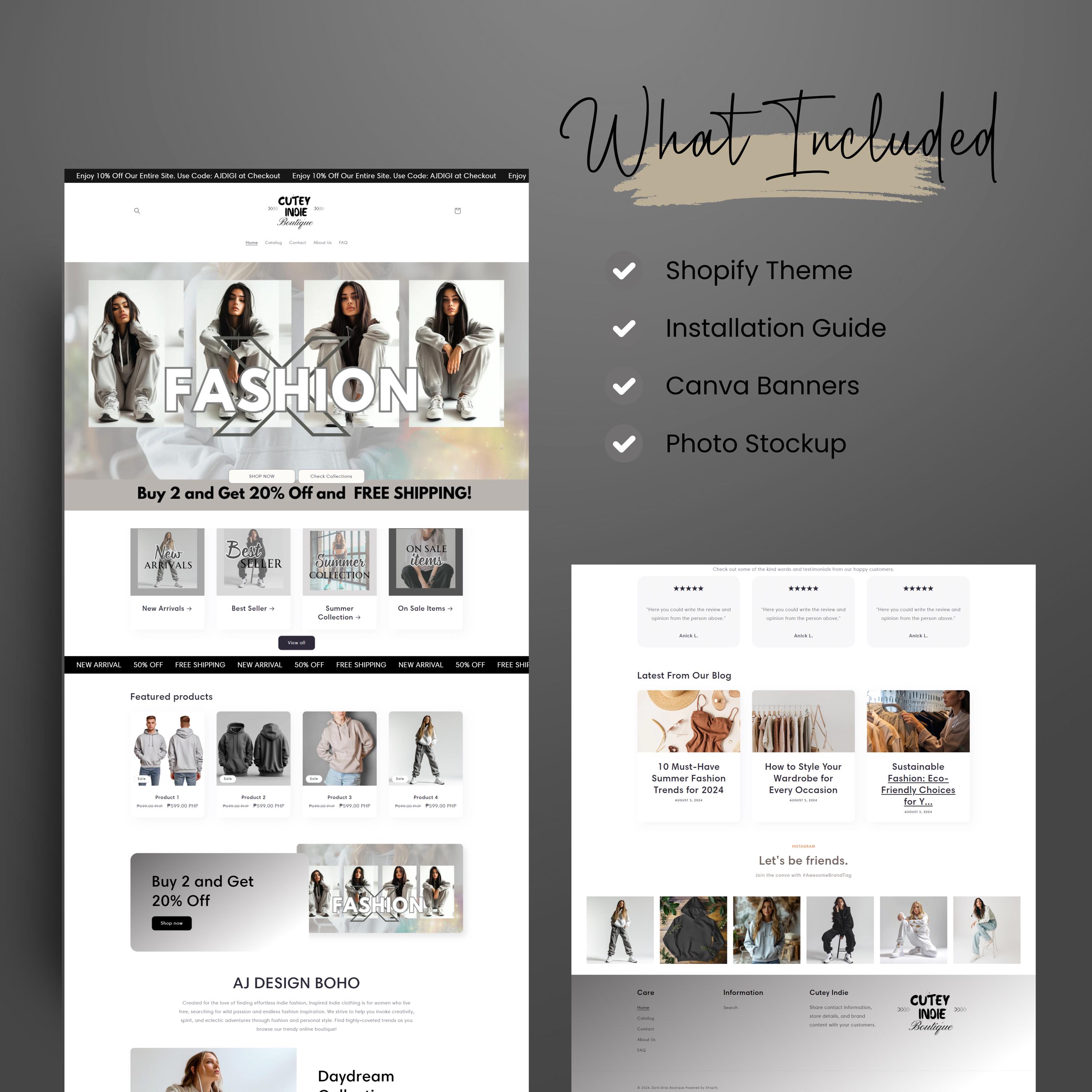 PLR Website Template, Shopify Theme, Shopify Template, Ecommerce ...