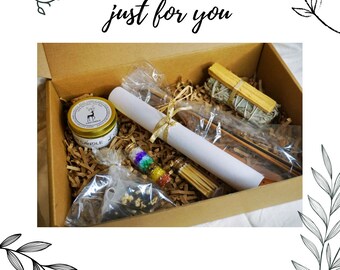 spiritual gifts for woman men,ritual kit,gift box,energy cleaning kit, meditation kit,protection,birthday gift,manifest ritual,selfcare gift