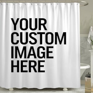 Custom Photo Shower Curtain, Personalized Bath Curtain, shower curtains, bathroom curtain, Custom Photo, Customized Gift, custom curtain
