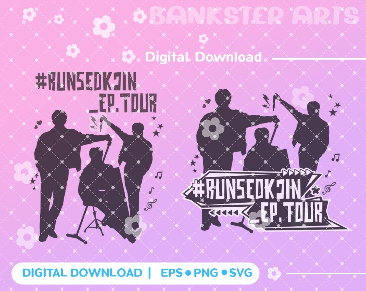 bangtan Run seokjin   Name svg cut File for cricut kpop , png For Vinyl stickers