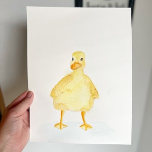 Custom Duck Watercolor