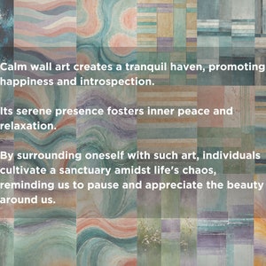 25 Relaxing Abstract, Digital PNG Files, Peaceful Calm Wall Art ...