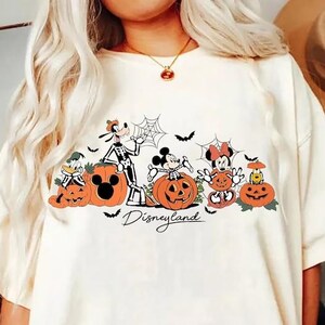 Disney Mickey Friends Halloween Shirt, Mickey and Friends Ghost Shirt, Retro Mickey Spooky Sweatshirt, Disney Halloween Tees