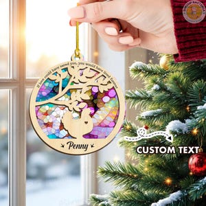 Haustier-Namens-Suncatcher-Verzierung, Vergissmeinnicht, Haustier-Memorial-Suncatcher, in Erinnerung an Huhn, Verlustgeschenk, Erinnerungs-Fensterdekor