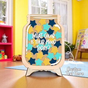 Star Reward Jar, Custom Name Reward Jar, Teacher Reward Jar Gift, Colorful Classroom Decor, Back To School, Reward System for Kids Behavior