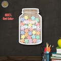 Star Reward Jar, Custom Name Reward Jar, Teacher Reward Jar Gift, Colorful Classroom Decor, Reward System for Kids Behavior, Back To School