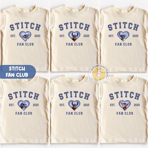 Disney Stitch Fan Club Live Action 2025 Matching Shirt, Lilo & Stitch Friends Movie Tee, Disneyworld Vacation Family Tee, Stitch Lover Gift
