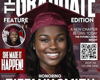 2026 Graduation Magazine Invitation Bur