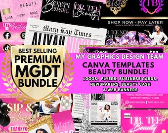 Canva Templates Beauty Bundle