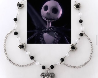 Jack Skellington Inspired Necklace