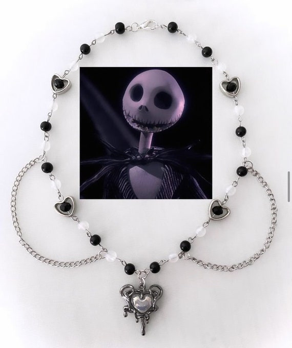 Jack Skellington Inspired Necklace