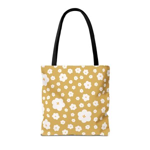 Bolso de mano de belleza de flor, bolso de mano afroamericano, tote de melanina, tote de chica negra, bolso de mano para mujeres negras, bolsa de compras de melanina, bolsa de regalo imagen 3