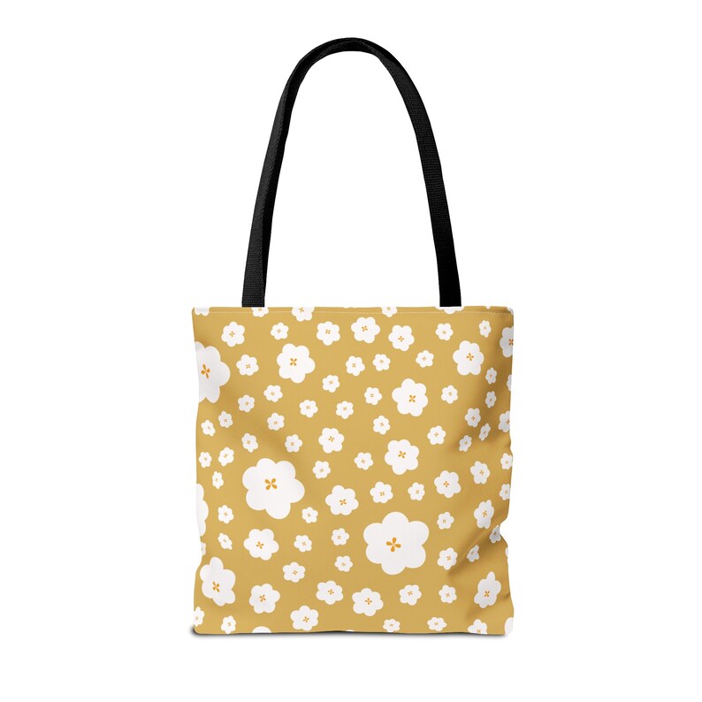 Bolso de mano de belleza de flor, bolso de mano afroamericano, tote de melanina, tote de chica negra, bolso de mano para mujeres negras, bolsa de compras de melanina, bolsa de regalo imagen 3