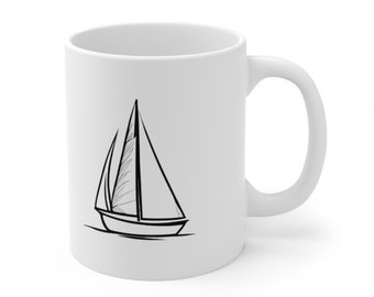 Ceramic Mug 11oz Sailing Vessel