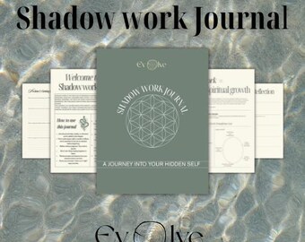 Diario de trabajo con la sombra / PDF imprimible / Libro de trabajo de sanación del niño interior, crecimiento espiritual y autodescubrimiento