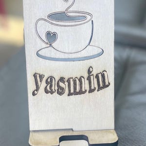 personalized phone stand