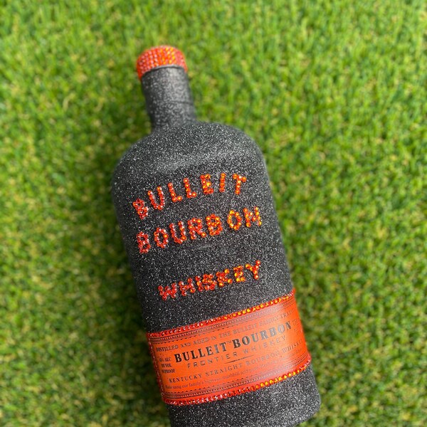 Bulleit Bourbon Whiskey Bling Bottle (Empty)