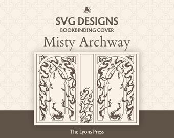 Ensemble SVG de couverture de livre Misty Archway