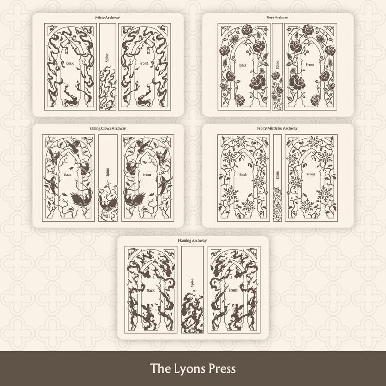 Paquet SVG de couverture de livre de la collection Archway image 2