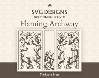 Flaming Archway Book Cover SVG Package