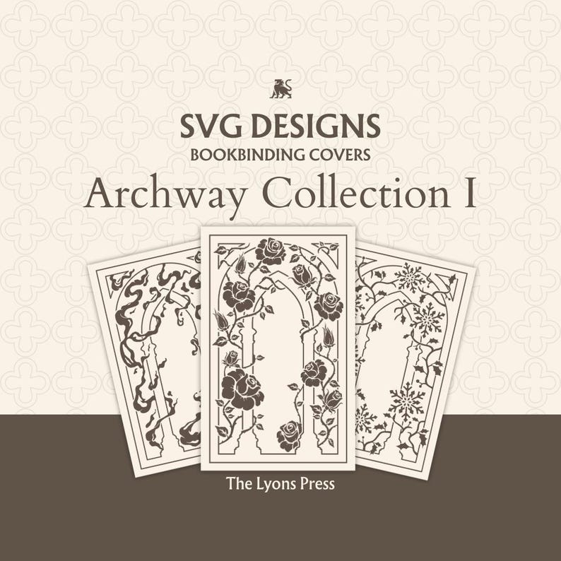 Paquet SVG de couverture de livre de la collection Archway image 1