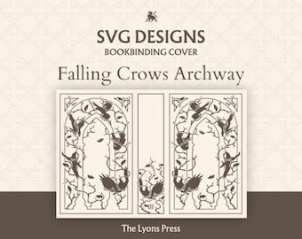 Ensemble SVG de couverture de livre Falling Crows Archway