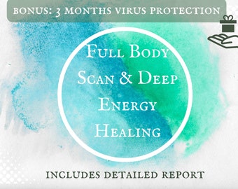 Intuitive Full Body Scan + Deep Energy Restoring, Psychic Health Reading, Distant Energy Reading with PDF Report, Energy Balance Session
