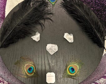 Faden Quartz Crystal Cluster: Afghan Healing Stone for Connection