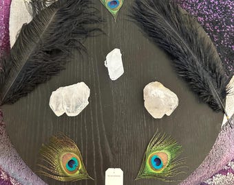 Faden Quartz Crystal Cluster: Afghan Healing Stone, Spiritual Connection