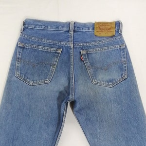 Vintage Levis 501 Heavy Worn Y2K Distressed Jeans W30