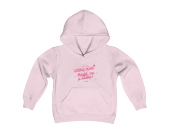 Christian hoodie, with God all things are possible