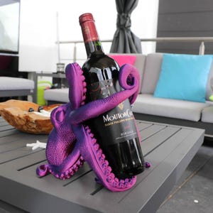 Flaschenhalter Oktopus - inklusive Tentakel
