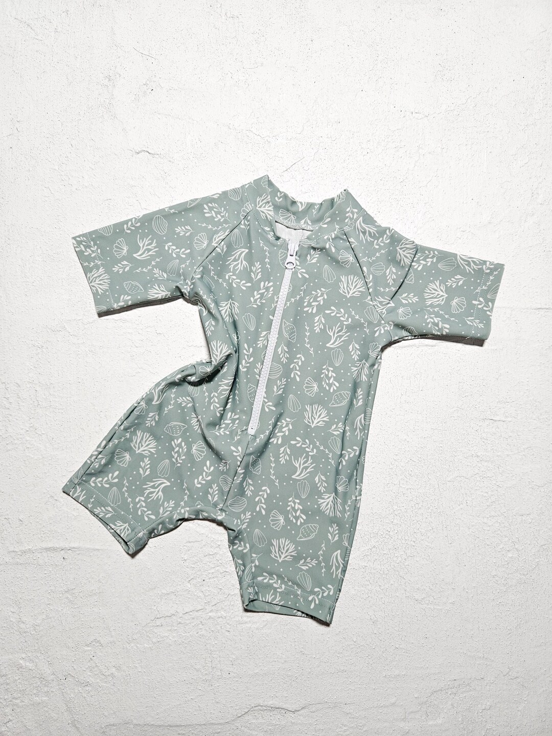 Sea-themed Girls Swimsuit - UPF50 One-piece Swimwear, Toddler Rash ...