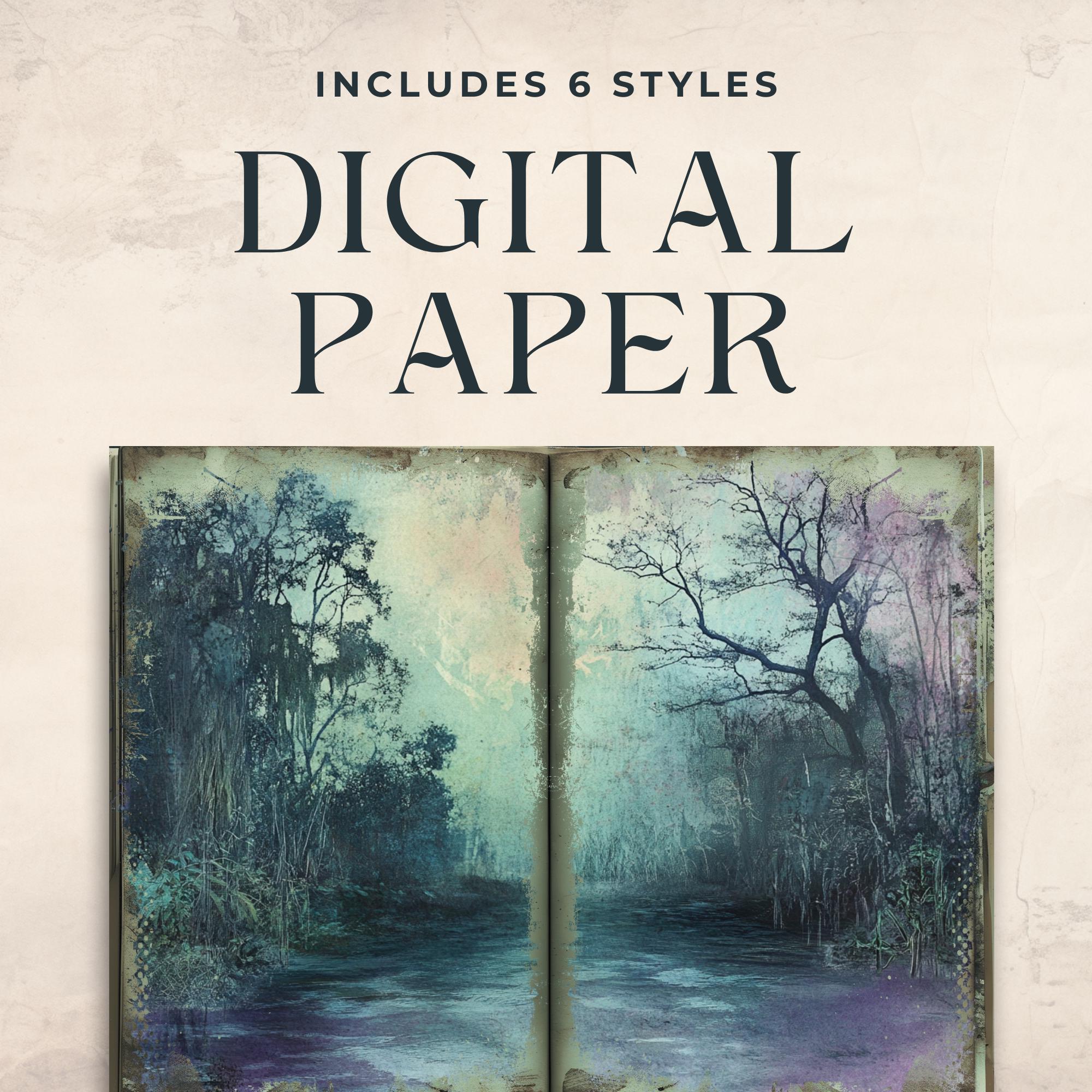 Swamp Junk Journal Printable Page Swamp Junk Journal Junk Journal Paper ...