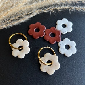 Interchangeable hoop earrings Hoop earrings with interchangeable stainless steel tassels, Grande Zélie tassels