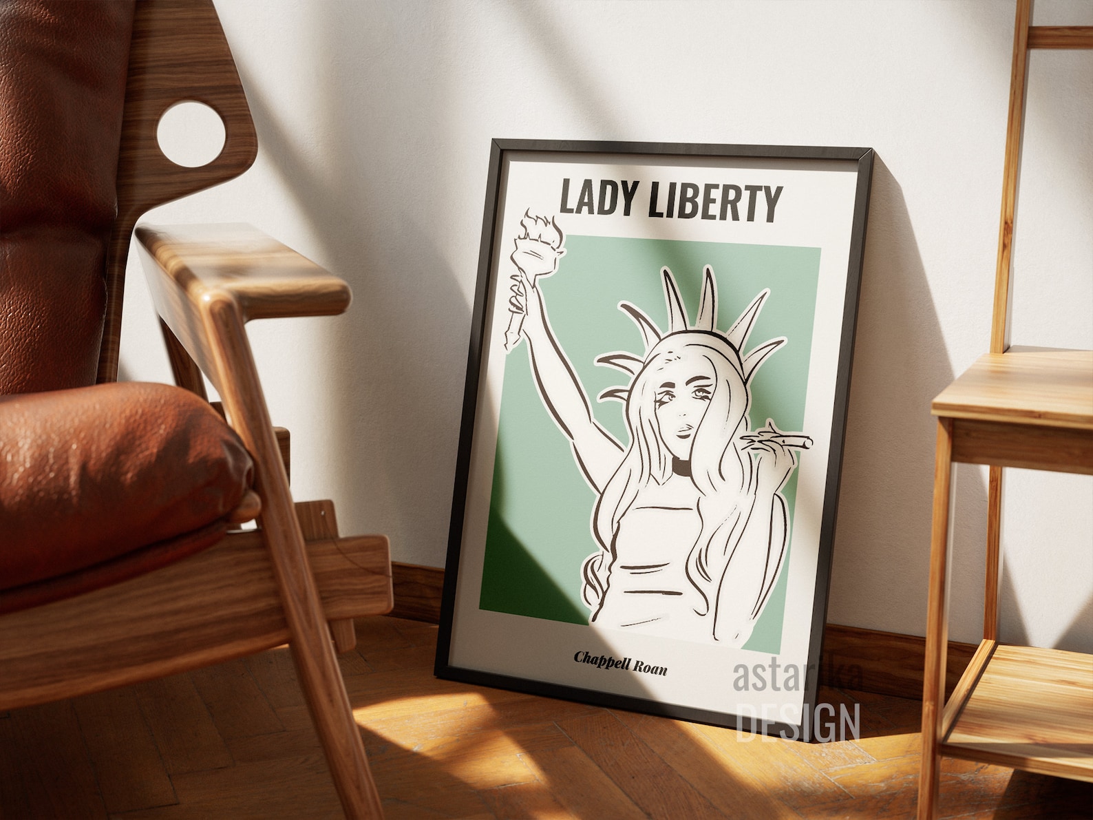 Chappell Roan Lady Liberty Printable Wall Art, Poster Instant Download