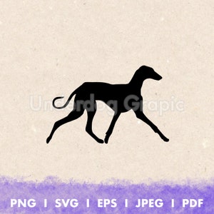 File digitale in formato SVG sagoma Azawakh