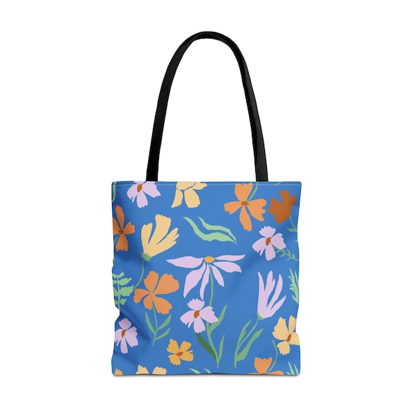 Summer flowers Tote Bag (AOP) pattern tote bag summer