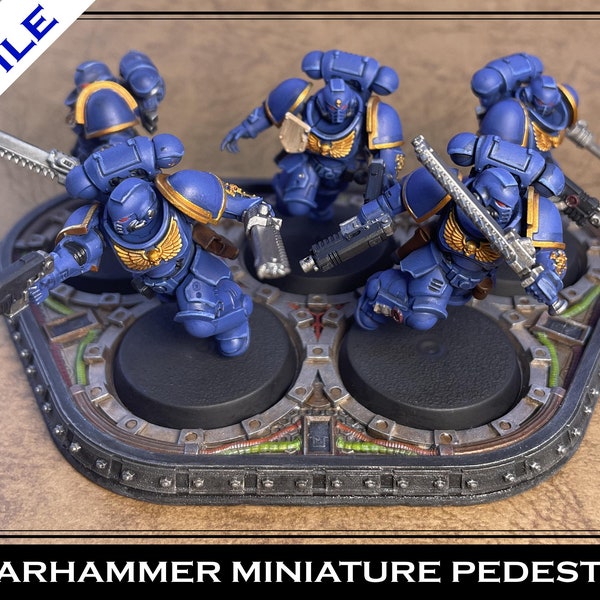 WARHAMMER MINIATURE PEDESTAL stl File