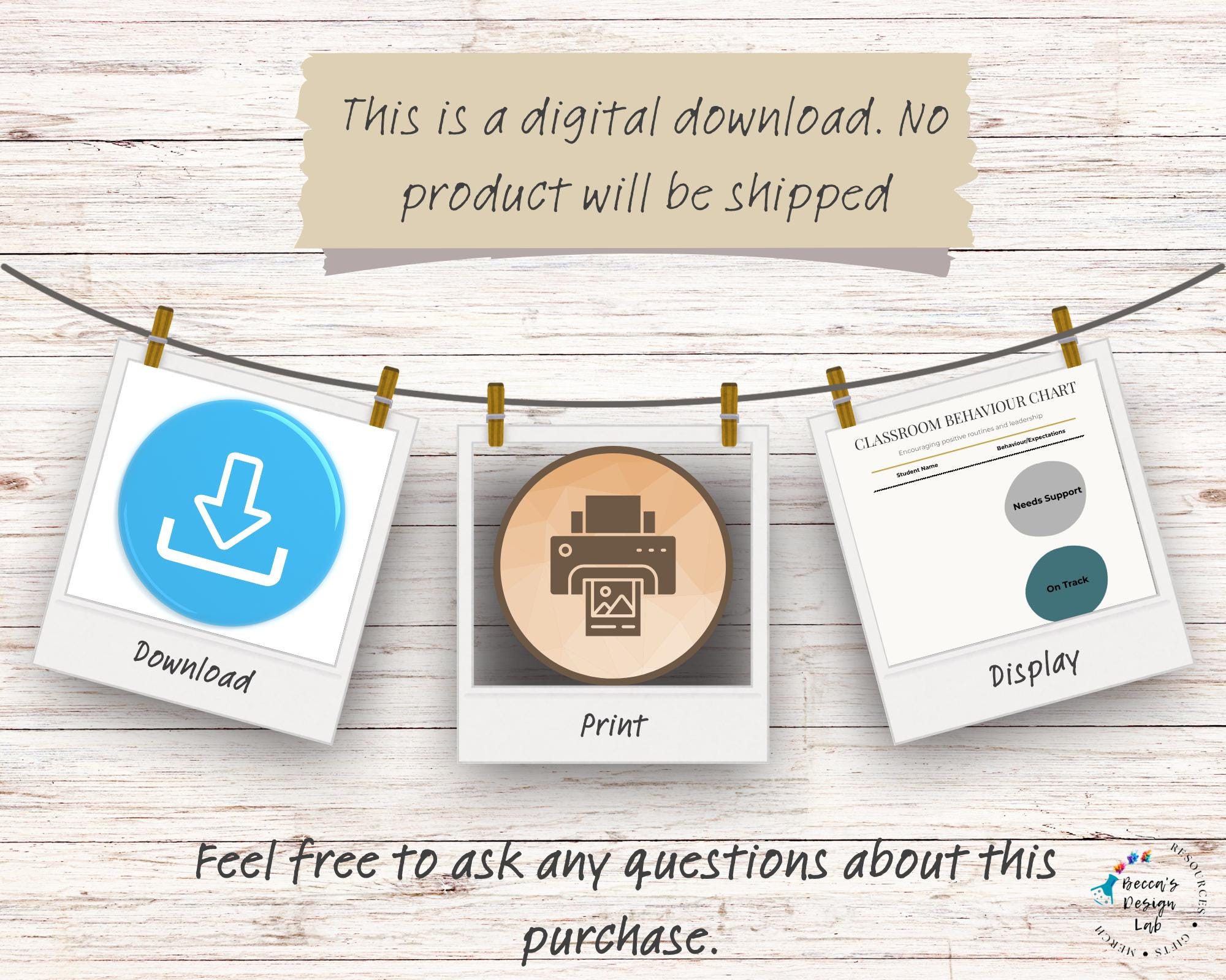 Editable Classroom Behaviour Chart Printable | Primary Teacher ...