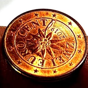 Rare 2 Cent Austria 2019 Error