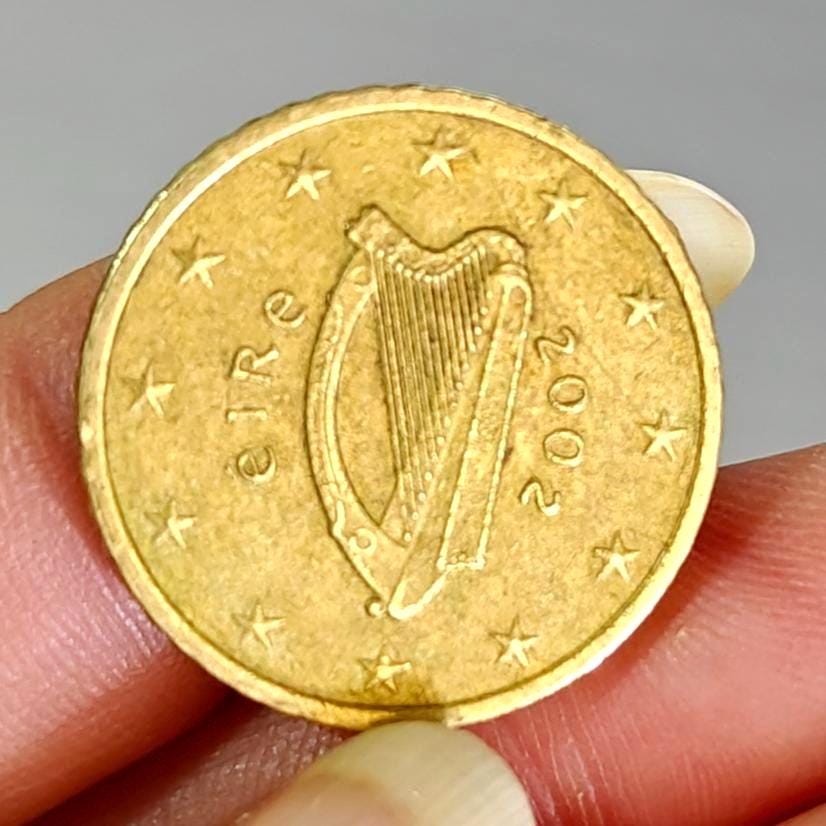 RARA MONETA da 2 euro - IRLANDA anno 2002 EIRE ARPA