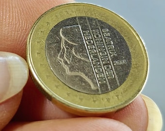 Nederland 1 Euro Coin 2001,Beatrix Koningin der Nederlanden, Numismatic Collectible