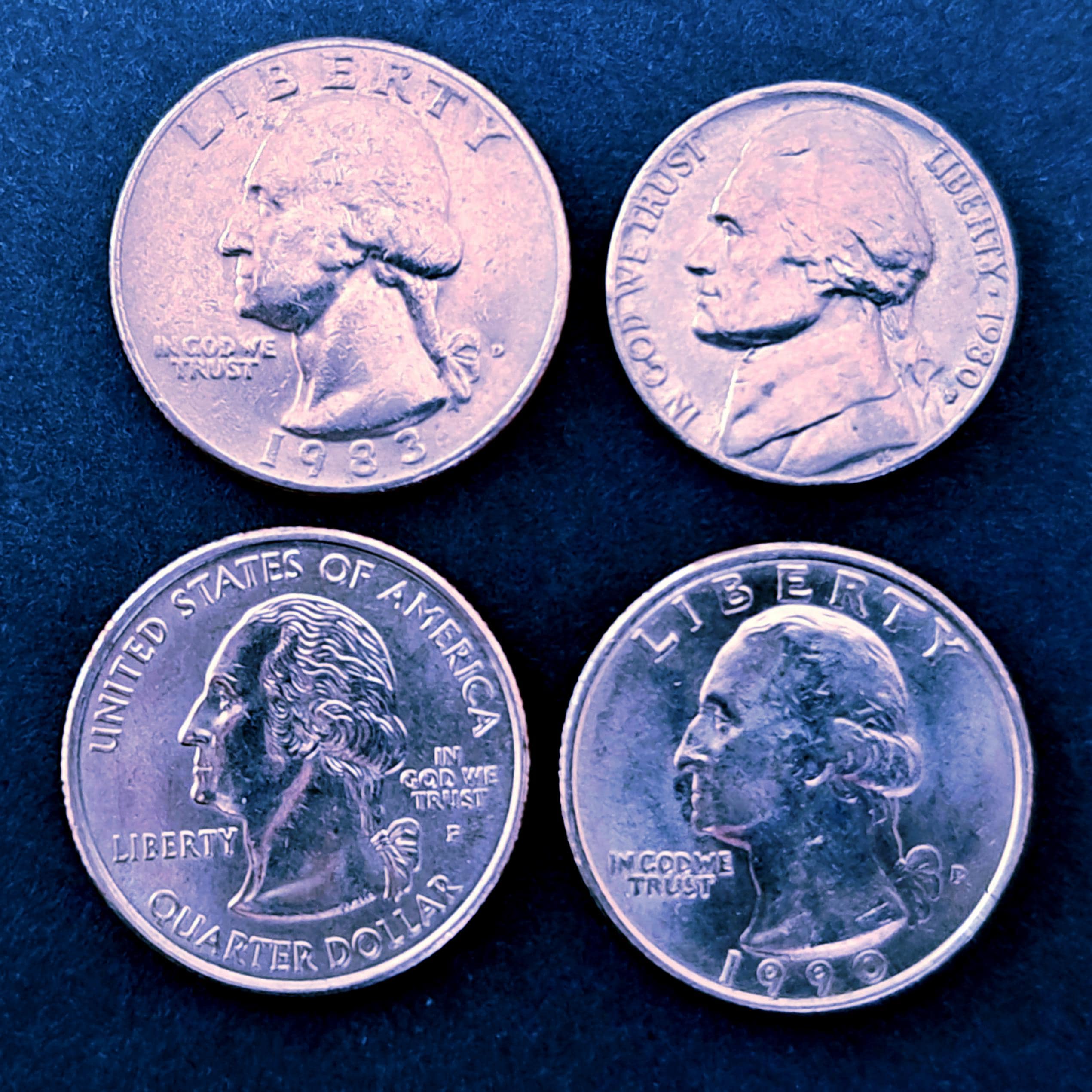 Quarter dollar 1983 - Etsy 日本