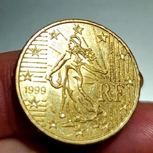 2001 france euro 50 cent coin - Etsy 日本