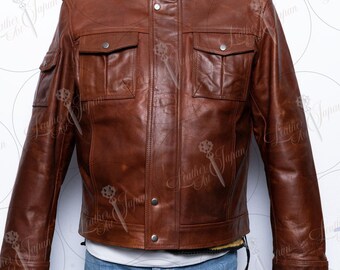 Biker Racing Motorcycle Leather Jacket