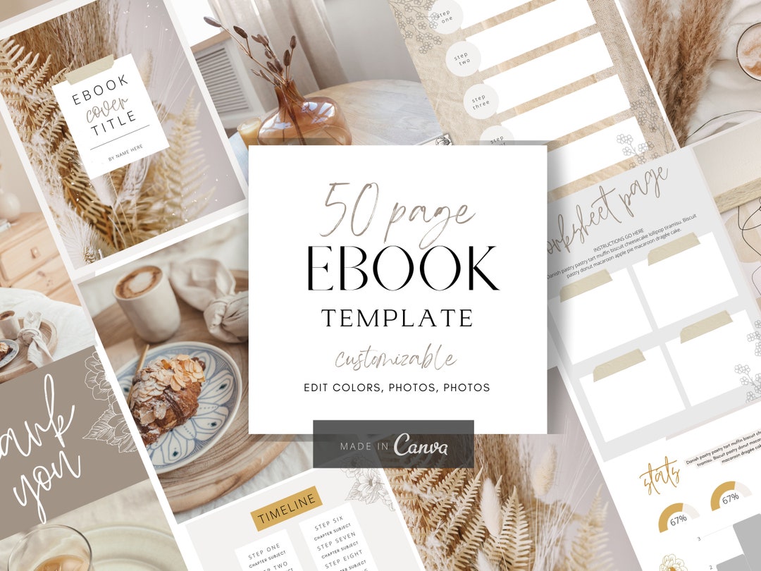 Ebook Template Ebook Template Canva Ebook Cover Ebook PDF Ebook ...