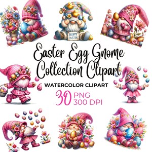 Ester Gnome Pink PNG | Digital Download Ester Gnome | Gnome Design