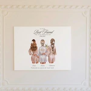 Presente de casamento pôster personalizado impressão personalizado nome da noiva madrinha melhor amiga presente de despedida de solteira para melhor amiga noiva para ser madrinha de honra